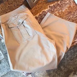 Tommy Bahama khaki capris size 12